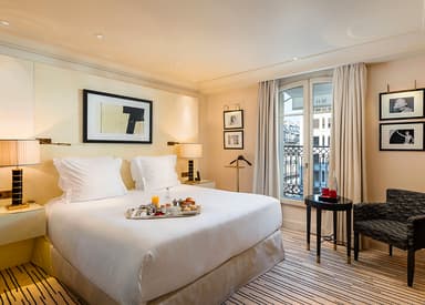Chambre rénovée de l'hôtel